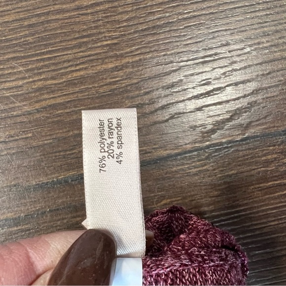 The Limited cowl neck double slit top SZ LG - Picture 5 of 5